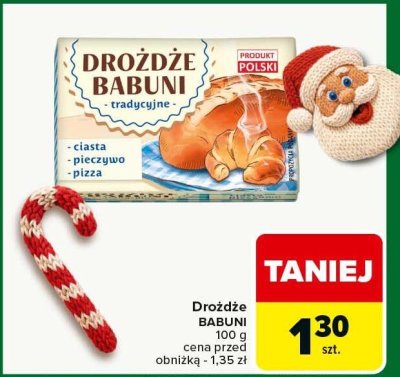 Drożdże BABUNI - ciasta, pieczywo, pizza promocja w Carrefour Market