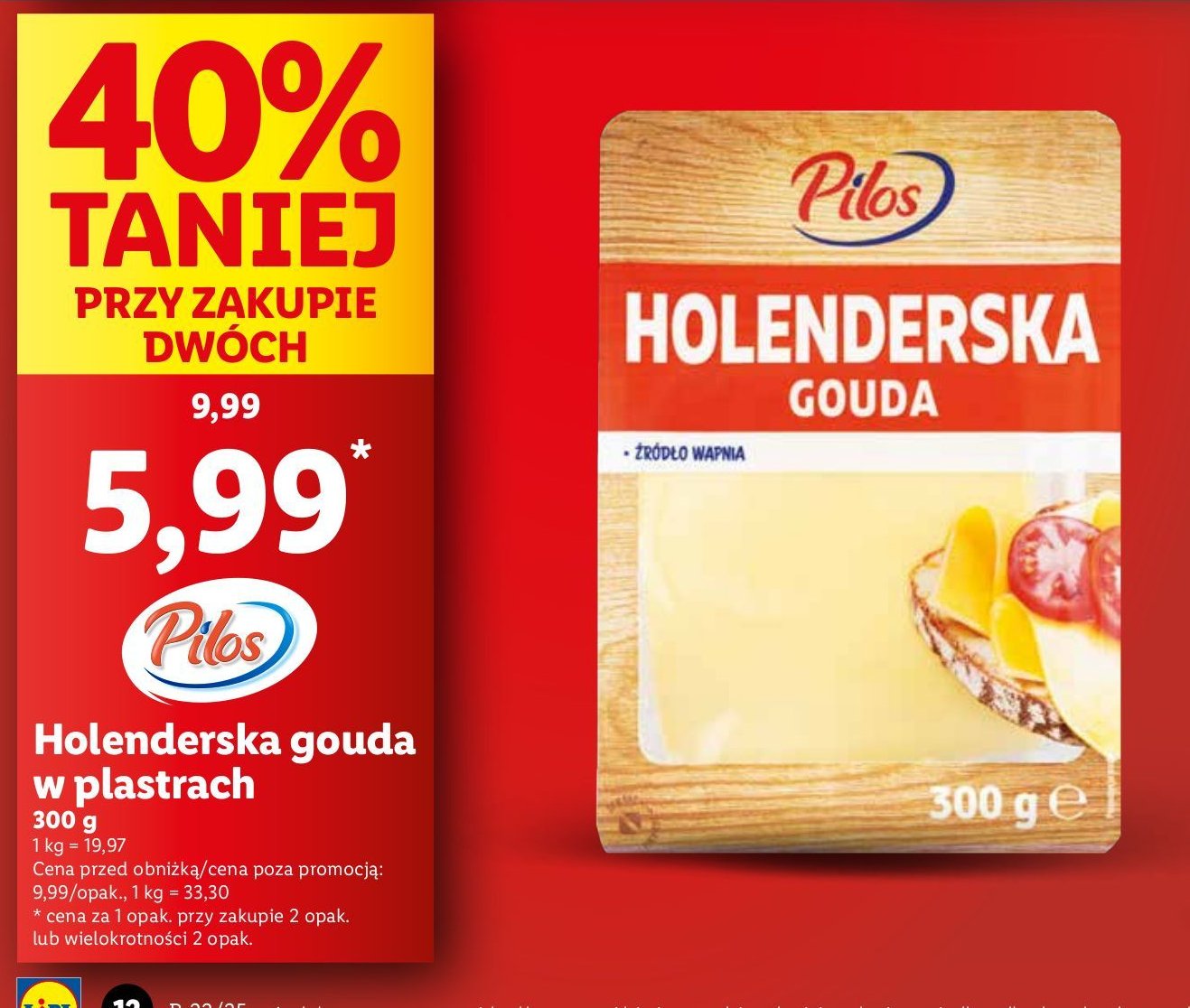 Ser gouda holenderska Pilos promocja