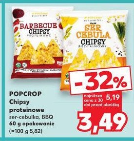 Piramidki proteinowe ser i cebula Popcrop promocja