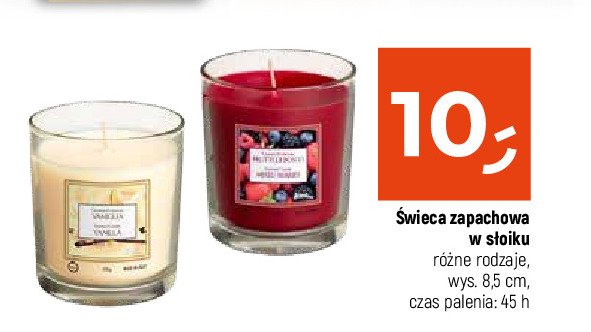 Świeca zapachowa w słoiku promocja