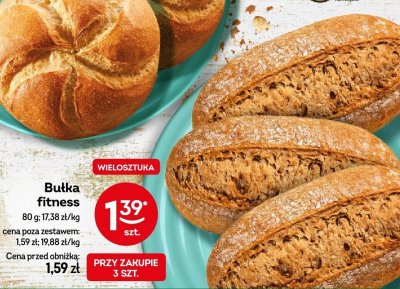 Bułka fitness 80g promocja w Żabka