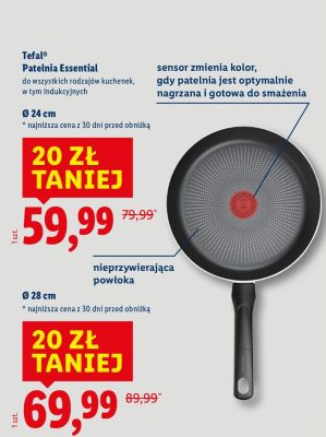 Patelnia Tefal Essential, Ø 28 cm promocja w Lidl