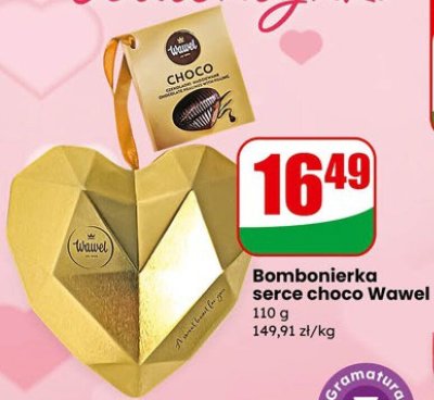 Bombonierka serce choco  promocja w Dino