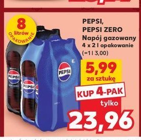 Napoj Pepsi zero promocja w Kaufland