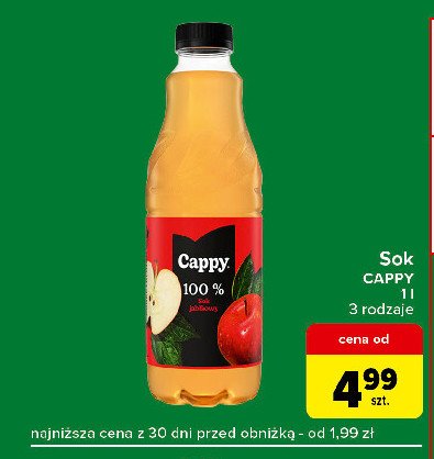 Sok jabłkowy Cappy promocja