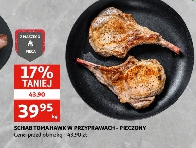 Schab tomahawk w przyprawach promocja