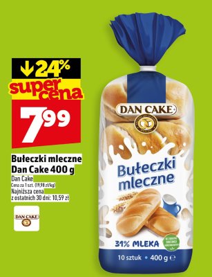 Bułeczki mleczne Dan Cake 400g promocja w TOPAZ