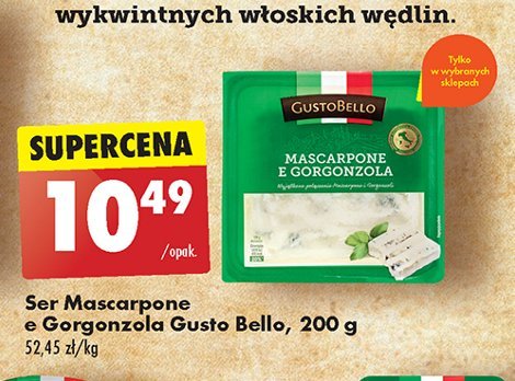 Mascarpone e gorgonzola Gustobello promocja