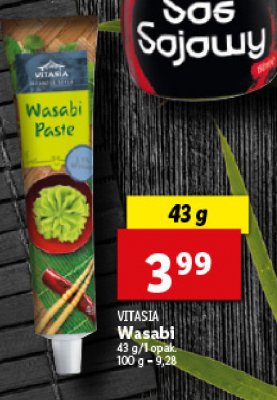 Pasta wasabi do sushi Vitasia japan promocja