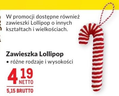Zawieszka Lollipop promocja w Makro