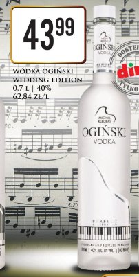 Wódka Ogiński Wedding Edition 0.7 l promocja w Dino
