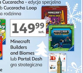 Gra minecraft builders & biomes Ravensburger promocja w Auchan