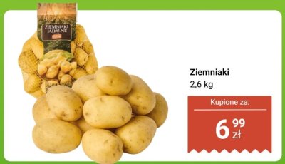 Ziemniaki jadalne promocja w Dino