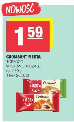 Croissant Fiesta Topfood wybrane rodzaje promocja