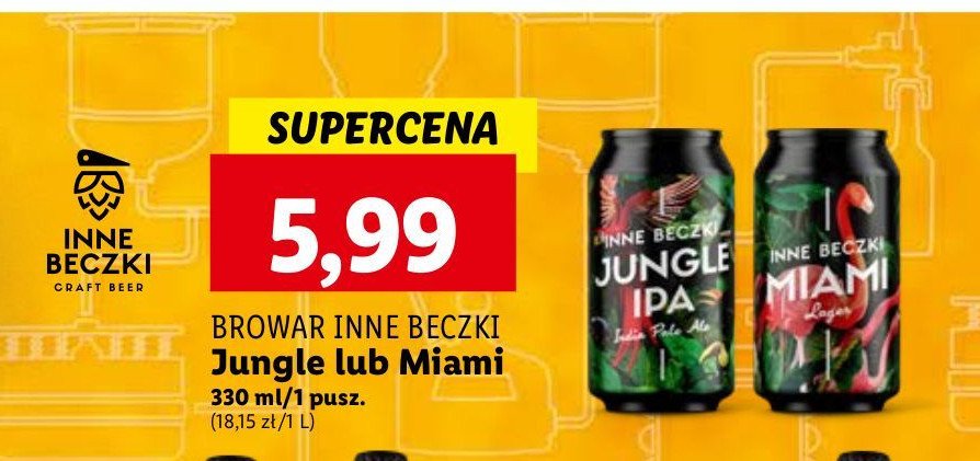 Piwo Inne beczki jungle ipa promocja