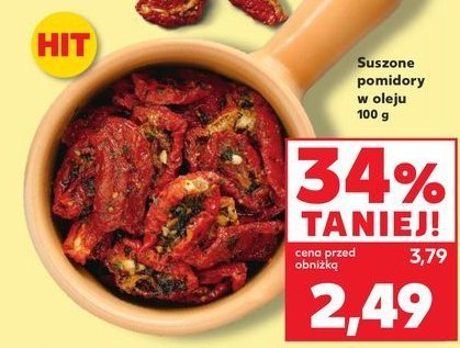 Suszone pomidory w oleju promocja