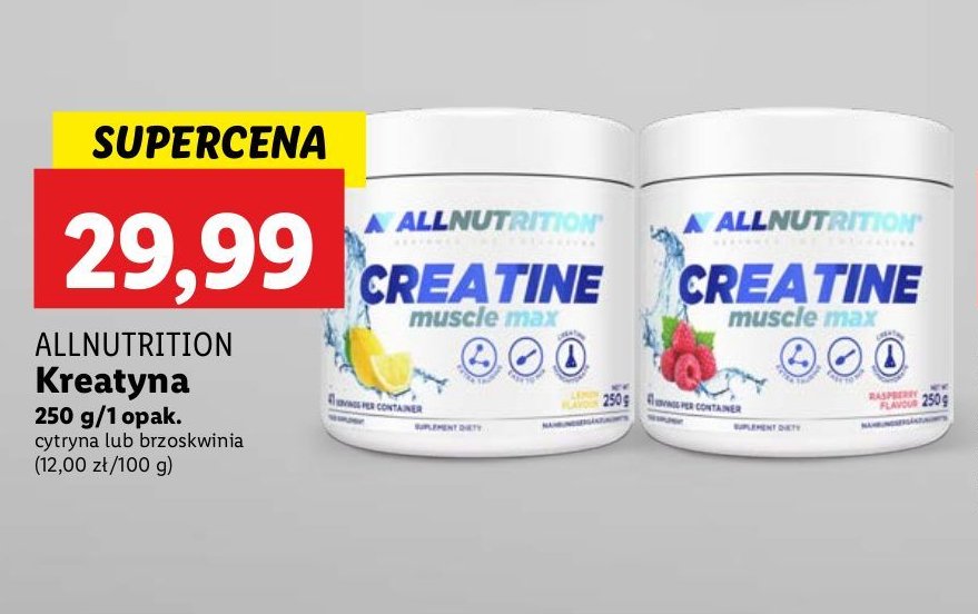 Kreatyna cytrynowa Allnutrition promocja w Lidl