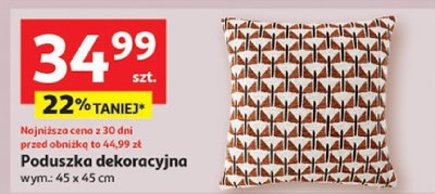 Poduszka dekoracyjna promocja w Auchan