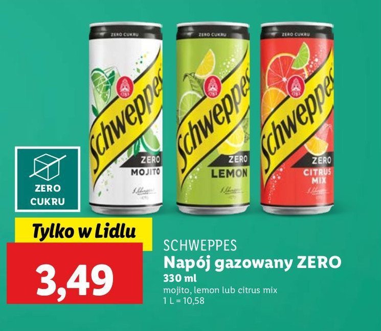 Napój mojito Schweppes promocja
