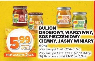 Bulion drobiowy warzywny sos pieczeniowy ciemny jasny Winiary promocja w Stokrotka