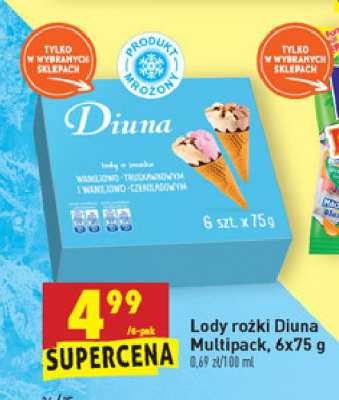 Lody multipack Diuna promocja