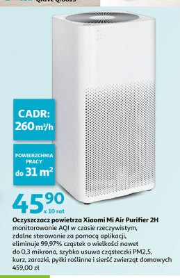 Oczyszczacz powietrza mi air purifier 2h Xiaomi promocja
