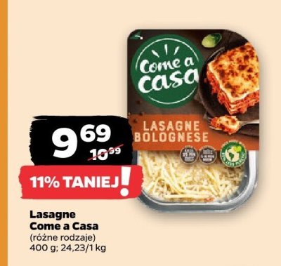 Lasagne  promocja w Netto
