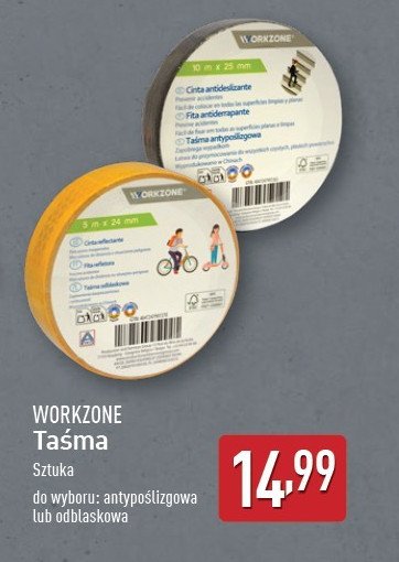 Taśma antypoślizgowa WORKZONE promocja w Aldi