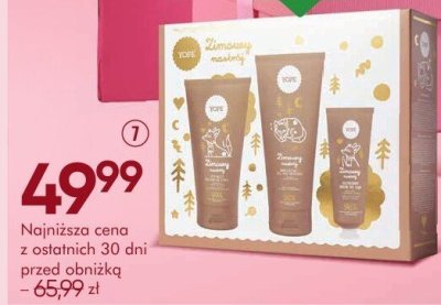 Zestaw kosmetyków YOPE ZIMOWY NASTRÓJ żel pod prysznic 200 ml + balsam do ciała 150 ml + krem do rąk 50 ml promocja w Super-Pharm