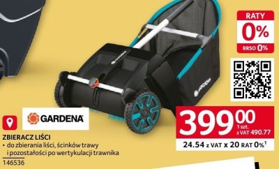 Zbieracz liści Gardena promocja w Selgros