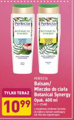 Olejkowy balsam do ciała Perfecta botanical synergy promocja