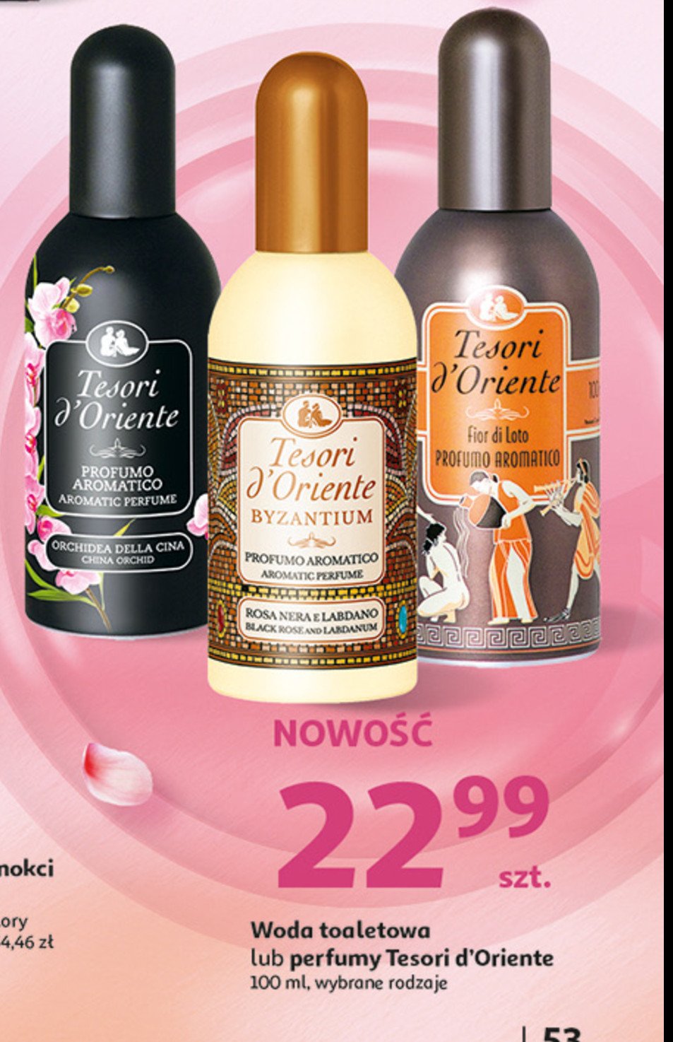 Woda toaletowa orchidea Tesori d'oriente promocja w Auchan