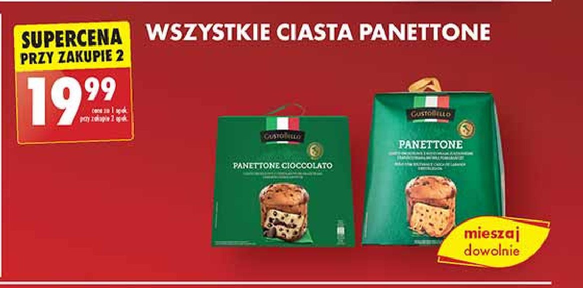 Panettone Gustobello promocja w Biedronka