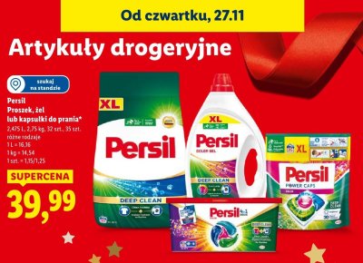 Kapsułki do prania 32/35 szt. promocja w Lidl