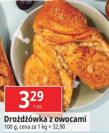 Drożdzówka z owocami promocja