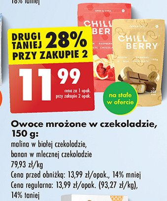 Malina mrożona Chill berry promocja