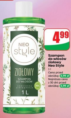 Szampon do włosów ziołowy 1 l promocja w Dino