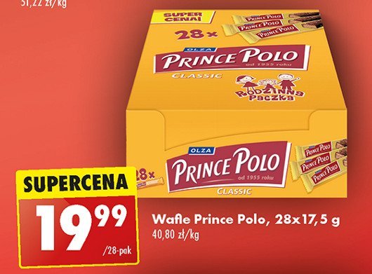 Wafelek classic Prince polo promocja