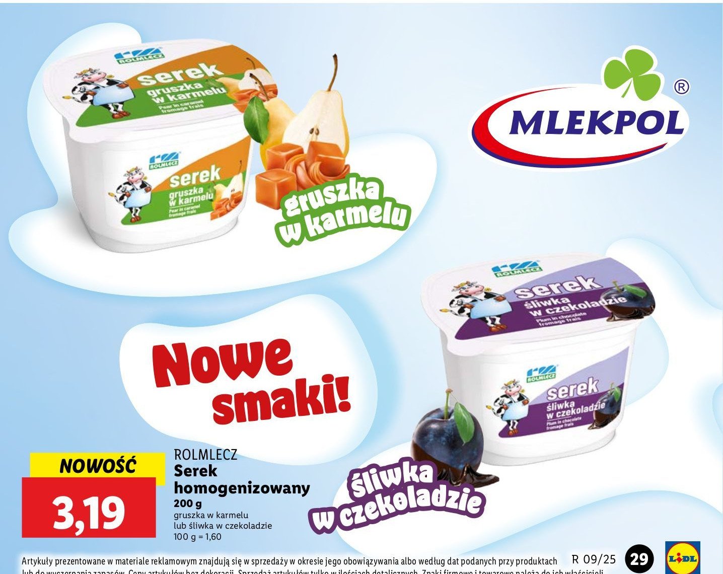 Serek śliwka w czekoladzie Rolmlecz promocja