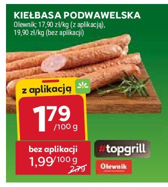 Kiełbasa podwawelska Olewnik promocja