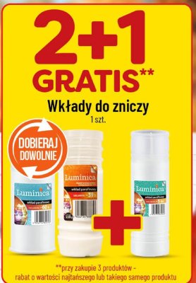 Wkłady do zniczy 2+1 GRATIS promocja w POLOmarket