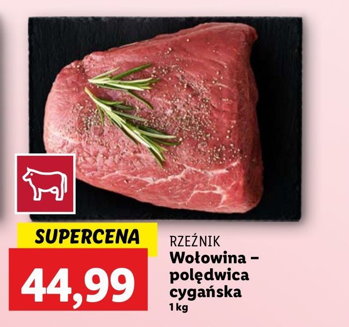 Polędwica wołowa Rzeźnik codzienna dostawa promocja w Lidl