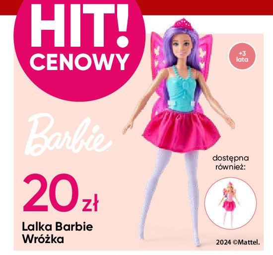 Lalka barbie wróżka Mattel promocja w Pepco