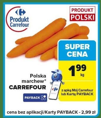 Marchew promocja w Carrefour Express