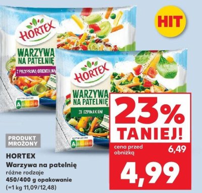 Warzywa na patelnię, różne rodzaje promocja w Kaufland