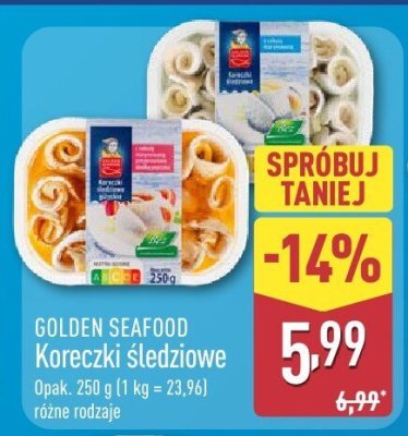 Koreczki śledziowe różne rodzaje promocja w Aldi