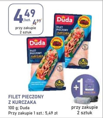 Filet pieczony z kurczaka duda promocja w Stokrotka