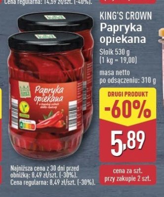 Papryka opiekana King's crown (aldi) promocja