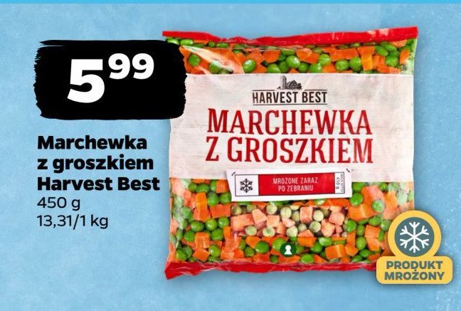 Marchewka z groszkiem Harvest best promocja