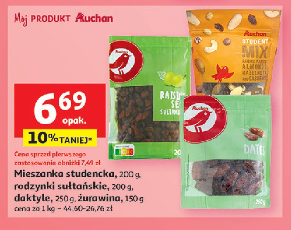 Żurawina Auchan promocja